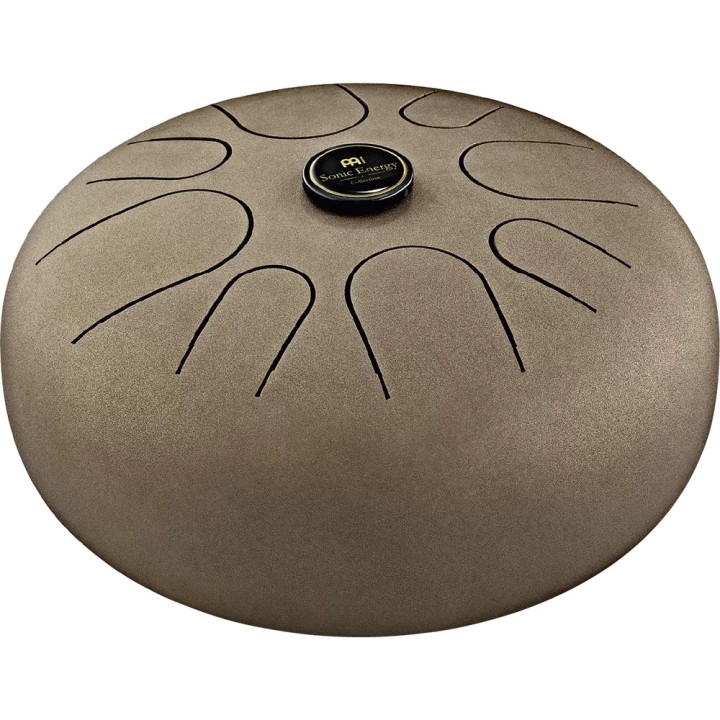 Acquista SONIC ENERGY Steel Tongue Drum 12" - A Minor Vintage Brown - Std1vb online | Merula Strumenti Musicali