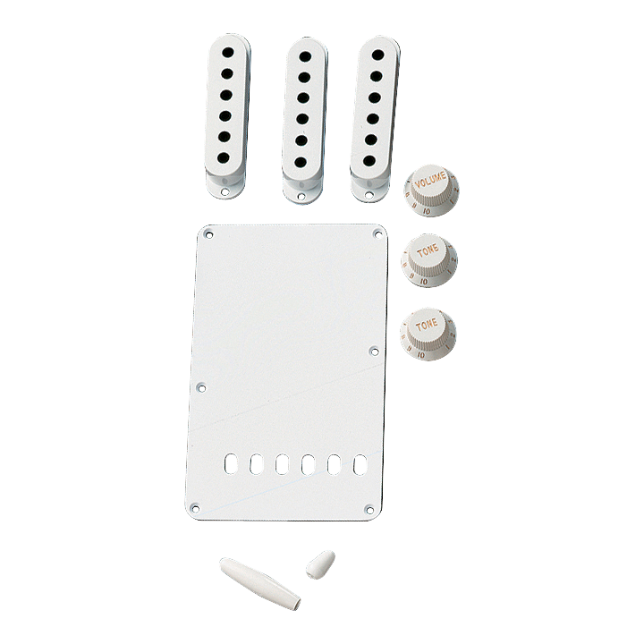 Acquista FENDER 0991362000 WHITE ACCESSORY KIT STRAT online | Merula Strumenti Musicali