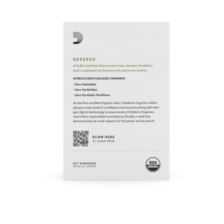 Acquista D'ADDARIO ORGANICS RESERVE ANCE SAX ALTO MIB 3.5 - ODJR1035 online | Merula Strumenti Musicali