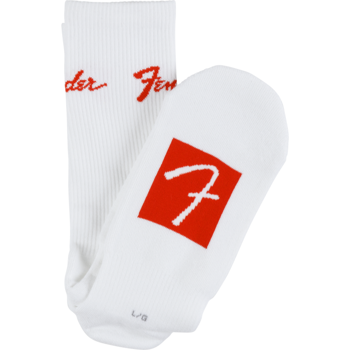Acquista FENDER - 9100019506 Fender Logo Stompsock White, L online | Merula Strumenti Musicali