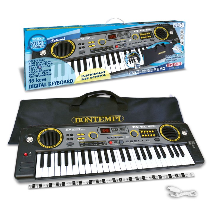 Acquista BONTEMPI 4920 Tastiera Digitale 49 Tasti online | Merula Strumenti Musicali