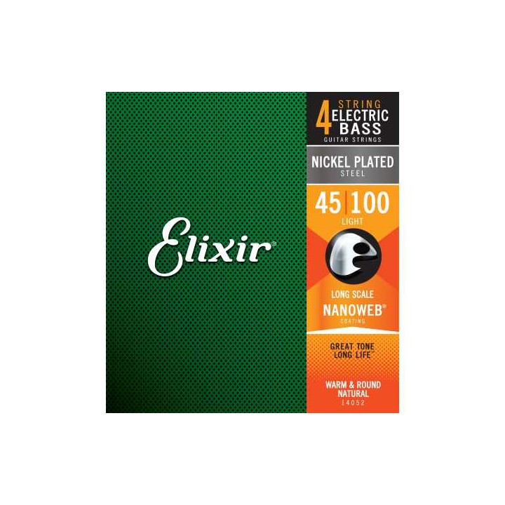 Acquista ELIXIR 14052 ELECTRIC BASS NICKEL PLATED STEEL NANOWEB online | Merula Strumenti Musicali