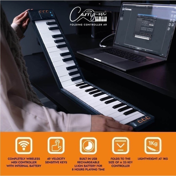 Acquista CARRY ON MIDI CONTROLLER 49 online | Merula Strumenti Musicali