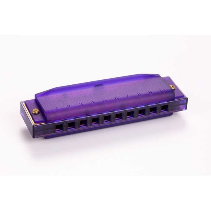 HOHNER ARMONICA DIATONICA TRANSLUCENT M1110P VIOLA | Merula Strumenti Musicali