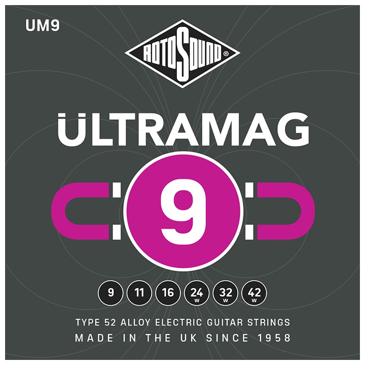 Acquista ROTOSOUND ULTRAMAG TYPE 52 MUTA ELETT. IN LEGA 9-42 online | Merula Strumenti Musicali