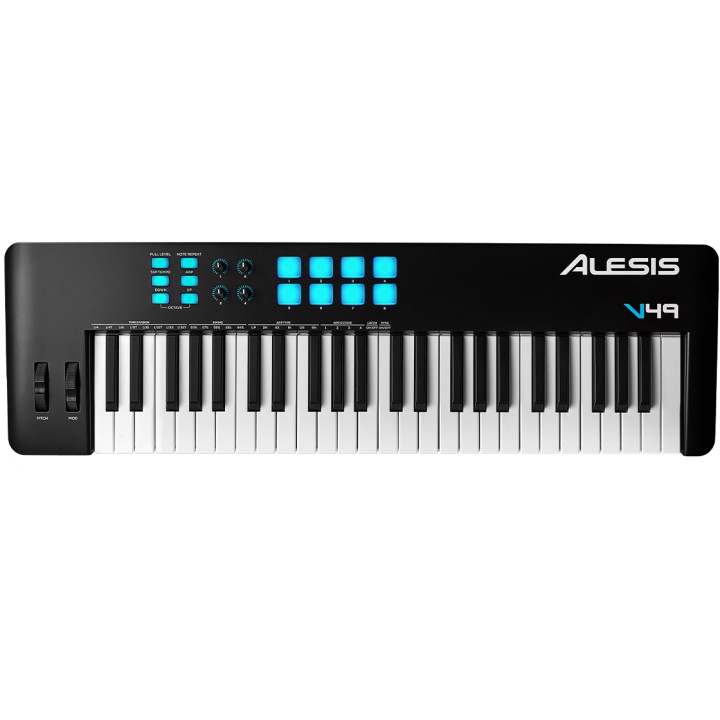 alesis v 49 mkii controller midi usb
