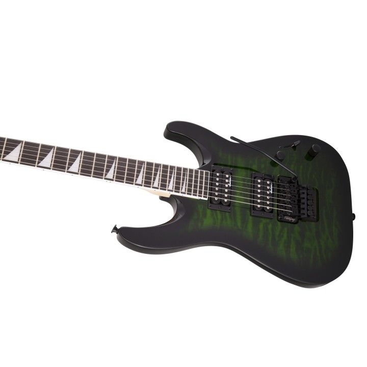 Acquista JACKSON Js Series Dinky Arch Top Js32q Dka, Amaranth Fingerboard, Transparent Green  online | Merula Strumenti Musicali