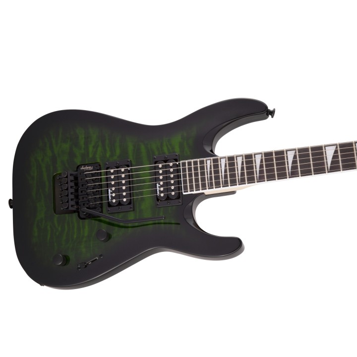 Acquista JACKSON Js Series Dinky Arch Top Js32q Dka, Amaranth Fingerboard, Transparent Green  online | Merula Strumenti Musicali
