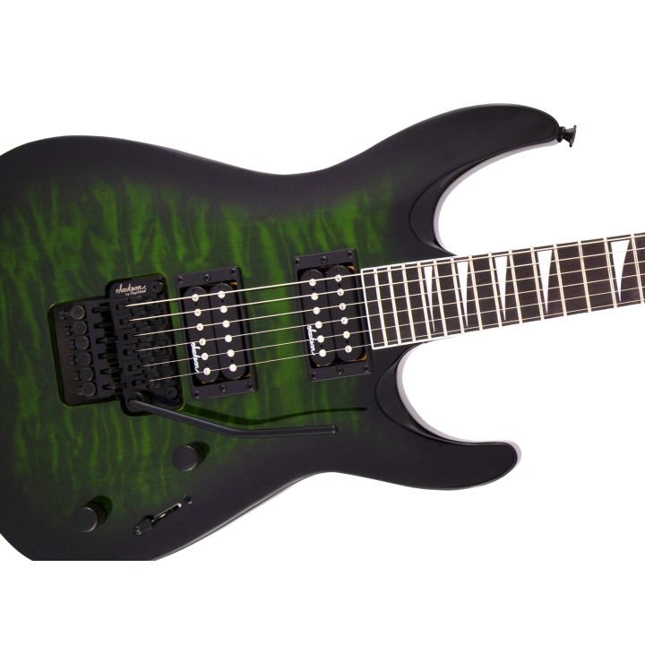 Acquista JACKSON Js Series Dinky Arch Top Js32q Dka, Amaranth Fingerboard, Transparent Green  online | Merula Strumenti Musicali