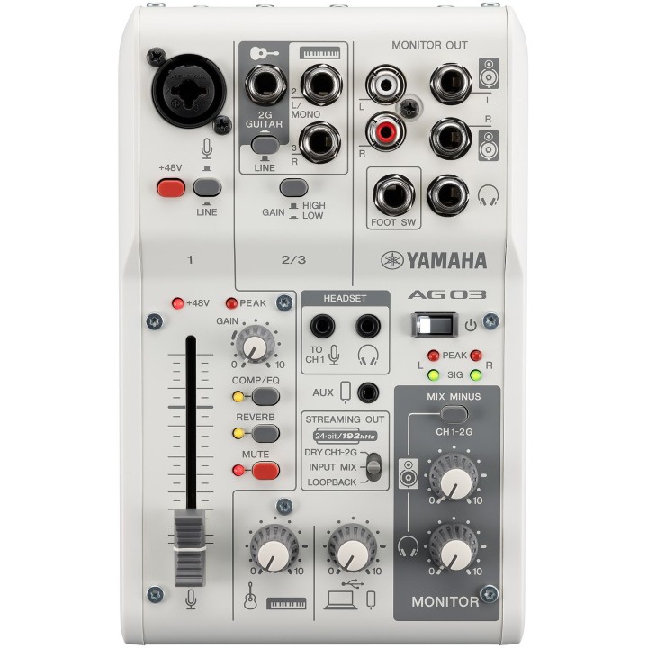 Acquista YAMAHA AG03-MK2 W online | Merula Strumenti Musicali