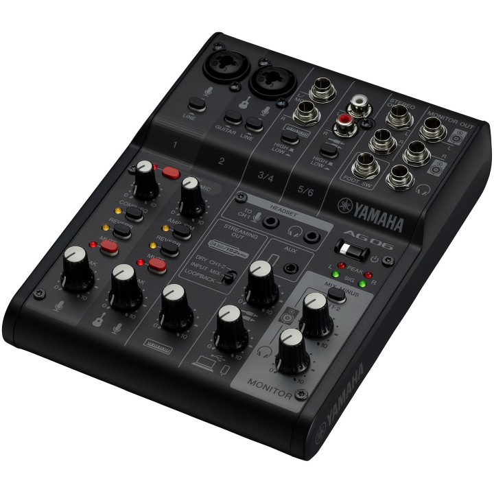 Yamaha AG06-MK2 BK - Mixer 6 Canali