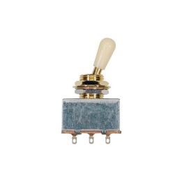 Acquista BOSTON SW-5-GI SELETTORE BASCULANTE, 3 VIE, ORO, POMELLO AVORIO online | Merula Strumenti Musicali