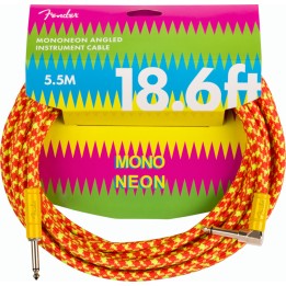 FENDER -  0990818282 MonoNeon Instrument Cable, 18.6', Orange