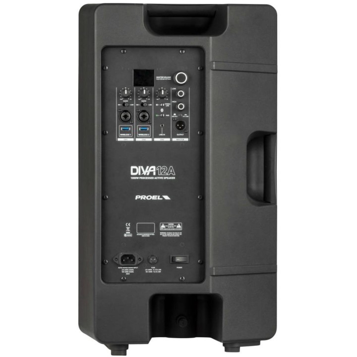 PROEL DIVA12A | Diffusore attivo 12" 100W DSP