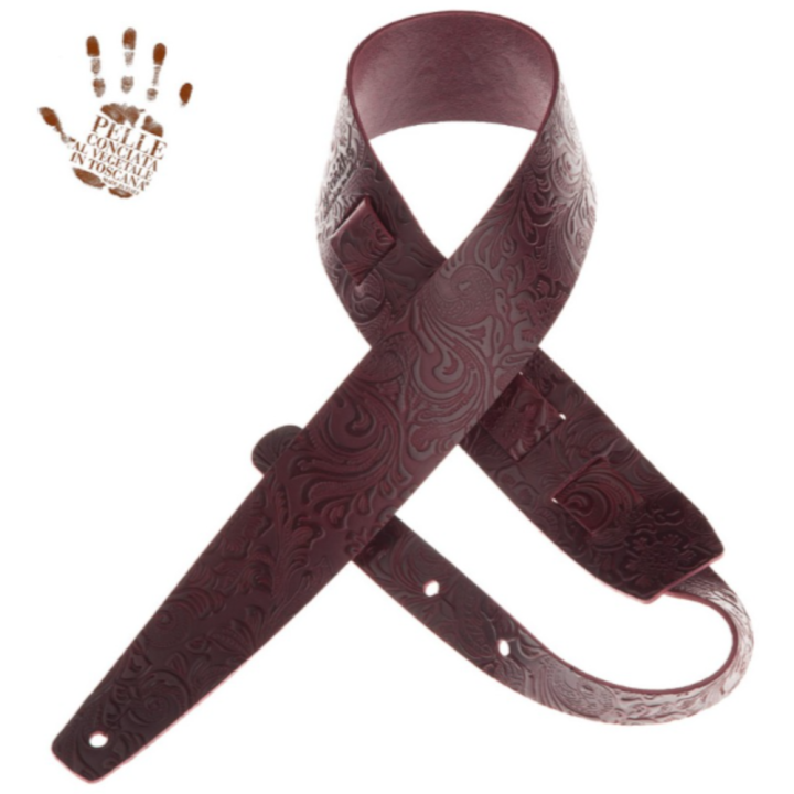 Acquista MAGRABO 105.567M HOLES HC EMBOSSED FLORES BORDEAUX 6 CM online | Merula Strumenti Musicali