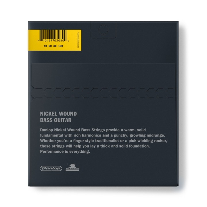 Acquista DUNLOP Dbn40100 Nickel Wound, Light Set/4 online | Merula Strumenti Musicali
