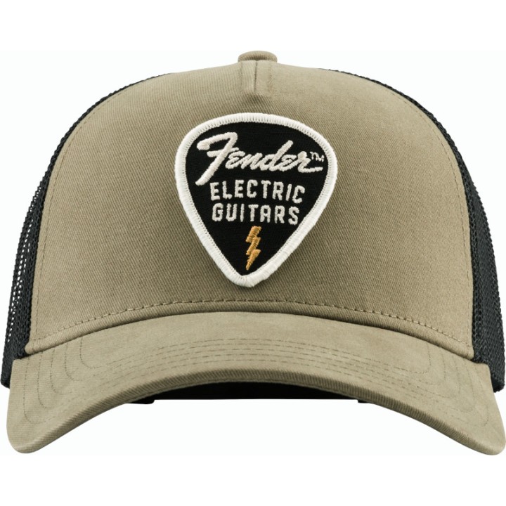 Acquista FENDER 9122421200 Fender Snap Back Pick Patch Hat, Olive online | Merula Strumenti Musicali
