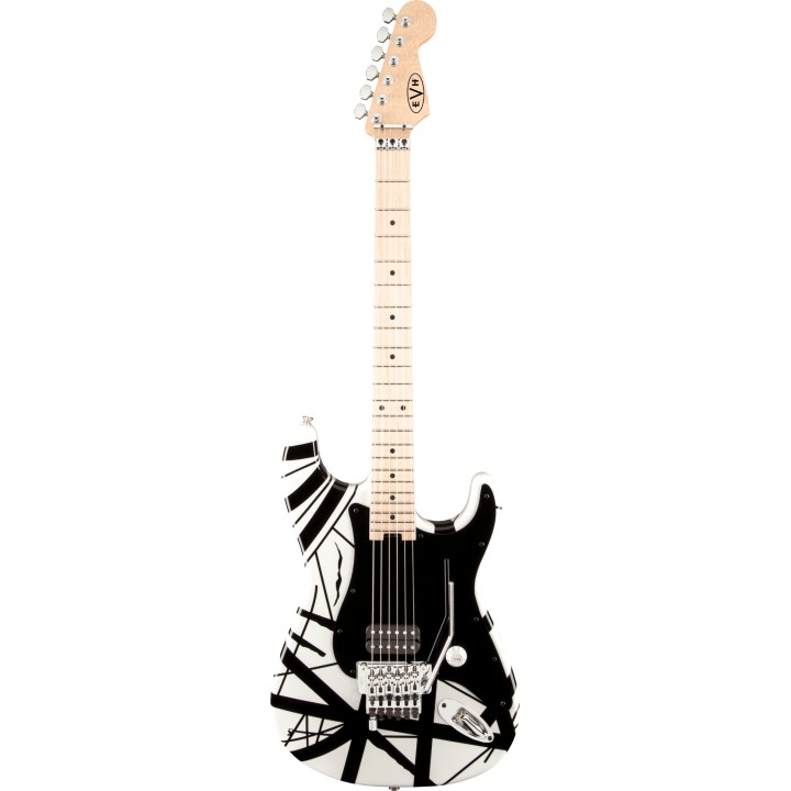 Acquista EVH Striped Series White With Black Stripes online | Merula Strumenti Musicali