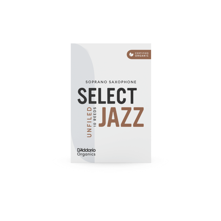 Acquista D'ADDARIO ORGANIC SELECT JAZZ UNFILED ANCE SAX SOPRANO SIB 3 SOFT - ORRS10SSX3S online | Merula Strumenti Musicali