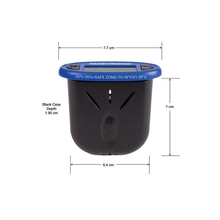 Acquista MUSIC NOMAD MN305 THE HUMIREADER - HUMIDITY + TEMPERATURE MONITOR online | Merula Strumenti Musicali