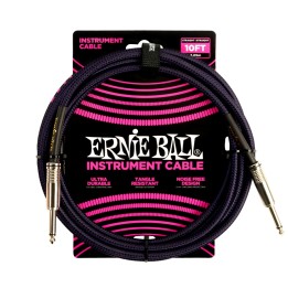 Acquista ERNIE BALL 6393 BRAIDED STRAIGHT STRAIGHT 3M online | Merula Strumenti Musicali