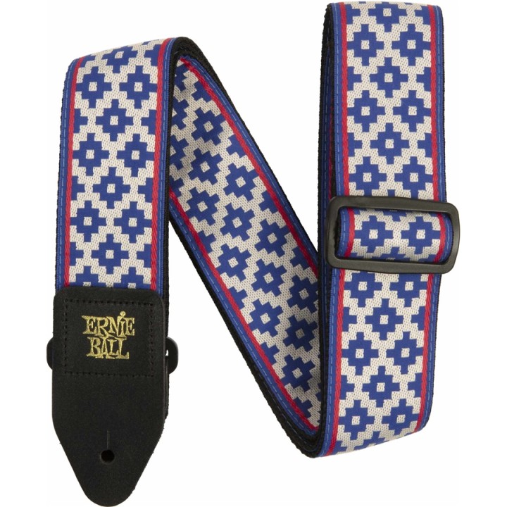 Acquista ERNIE BALL 5336 BLUE CRUX JACQUARD STRAP online | Merula Strumenti Musicali