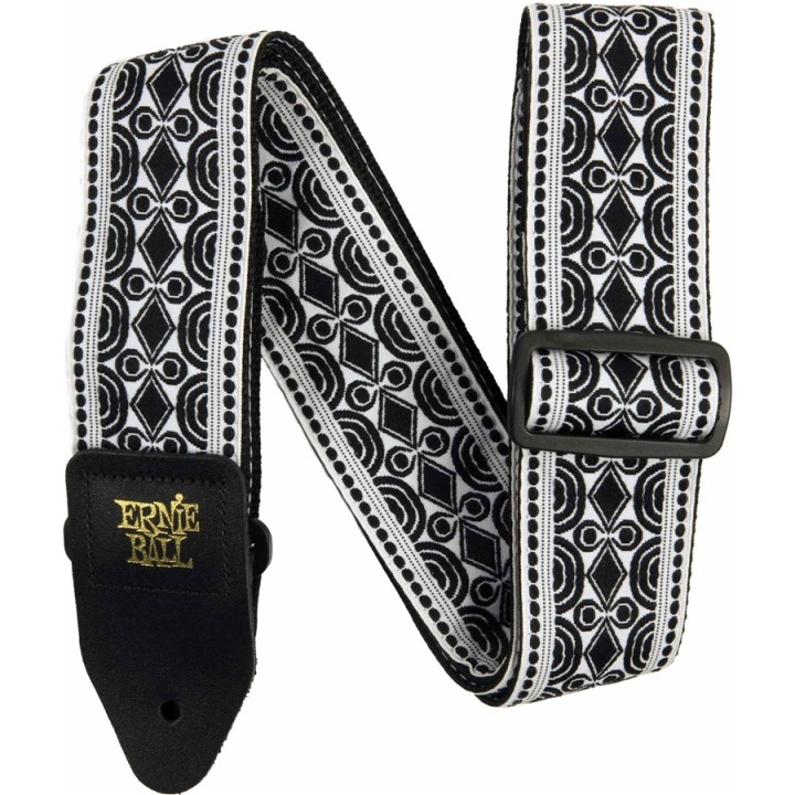 Acquista ERNIE BALL 5319 BEATNIK BLACK JACQUARD STRAP online | Merula Strumenti Musicali
