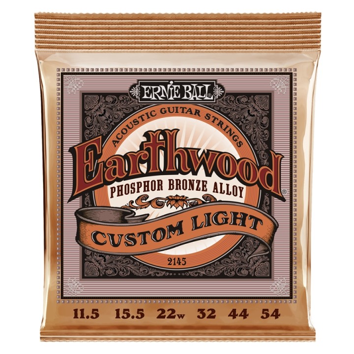 Acquista ERNIE BALL 2145 EARTHWOOD CUSTOM LIGHT PHOSPHORE BRONZE online | Merula Strumenti Musicali