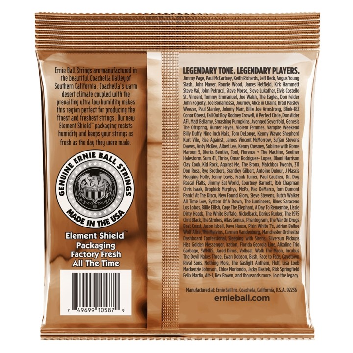 Acquista ERNIE BALL 2145 EARTHWOOD CUSTOM LIGHT PHOSPHORE BRONZE online | Merula Strumenti Musicali