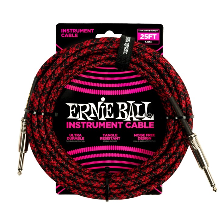 Acquista ERNIE BALL 6398 BRAIDED STRAIGHT STRAIGHT 7.6M online | Merula Strumenti Musicali