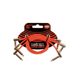 Acquista ERNIE BALL 6403 FLAT RIBBON PATCH CABLE RED 30,48CM 3-PK online | Merula Strumenti Musicali
