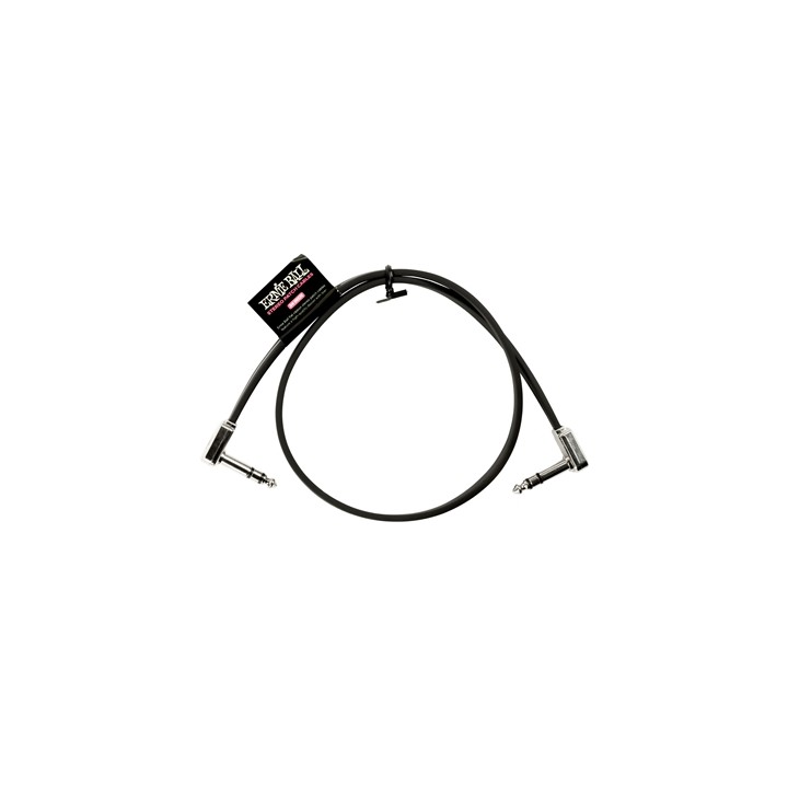 Acquista ERNIE BALL 6410 SINGLE FLAT RIBBON STEREO PATCH CABLE 60,96CM online | Merula Strumenti Musicali
