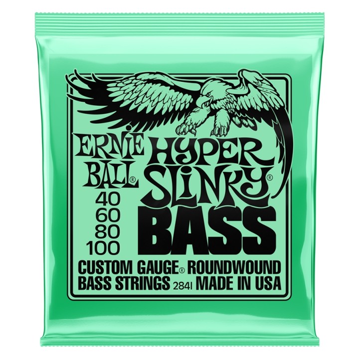 Acquista ERNIE BALL 2841 HYPER SLINKY BASS 40-100 online | Merula Strumenti Musicali