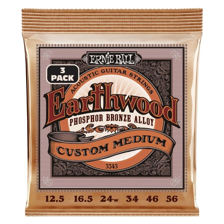 Acquista ERNIE BALL 3543 ERTHWD CUSTOM MED PHOS 12.5 56 online | Merula Strumenti Musicali