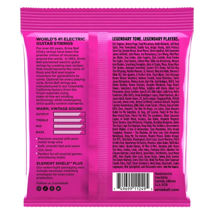 Acquista ERNIE BALL 3253 SUPER SLINKY CLAS RNR 3 PK 9 42 online | Merula Strumenti Musicali
