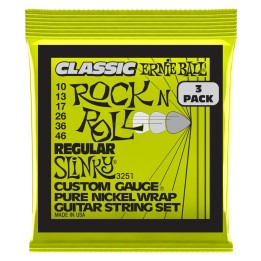 Acquista ERNIE BALL 3251 REGULAR SLINKY CLAS RNR PK 10 46 online | Merula Strumenti Musicali