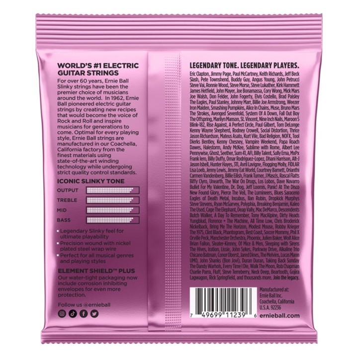 Acquista ERNIE BALL 3213 MEGA SLINKY NCKLWND 3 PK 10.5 4 online | Merula Strumenti Musicali