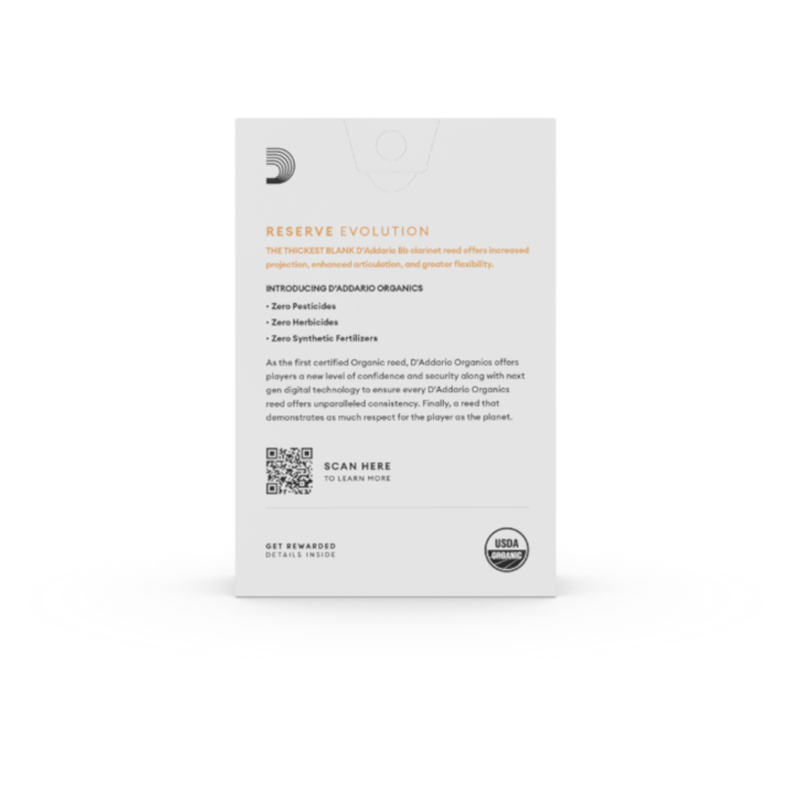 Acquista D'ADDARIO ORGANICS RESERVE EVOLUTION ANCE CLARINETTO SIB 3.50 - ODCE1035 online | Merula Strumenti Musicali