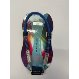 Acquista BESPECO IRO30 BLUE CAVO STRUMENTI MT 0,3 JACK/JACK online | Merula Strumenti Musicali