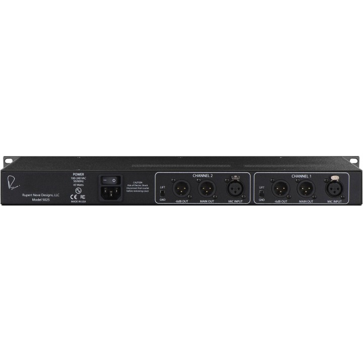 Acquista RUPERT NEVE DESIGNS 5025 Dual Shelford Mic Pre online | Merula Strumenti Musicali