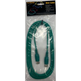 Acquista ROCKBAG RCL 30702 D5 GREEN CAVO MIDI 3M online | Merula Strumenti Musicali