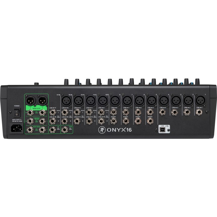 MACKIE ONYX 16 - Mixer USB analogico premium a 16 canali