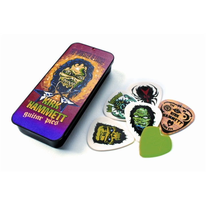 Acquista DUNLOP KH01T088 KIRK HAMMETT TIN BOX online | Merula Strumenti Musicali