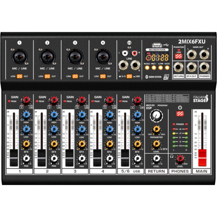 Acquista ITALIAN STAGE IS 2MIX6FXU online | Merula Strumenti Musicali