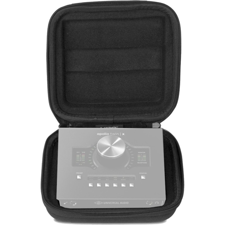 udg u8437bl hardcase universal audio apollo twin custodia rigida