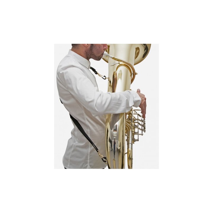 Acquista BG T01 TRACOLLA MONOSPALLA TUBA, 2 MOSCHETTONI online | Merula Strumenti Musicali