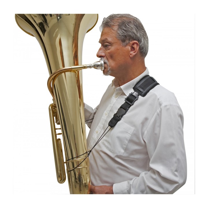 Acquista BG T03 SPALLIERA TUBA/EUFONIO DOPPIO ATTACCO Con lancetti e sistema a sgancio rapido online | Merula Strumenti Musicali