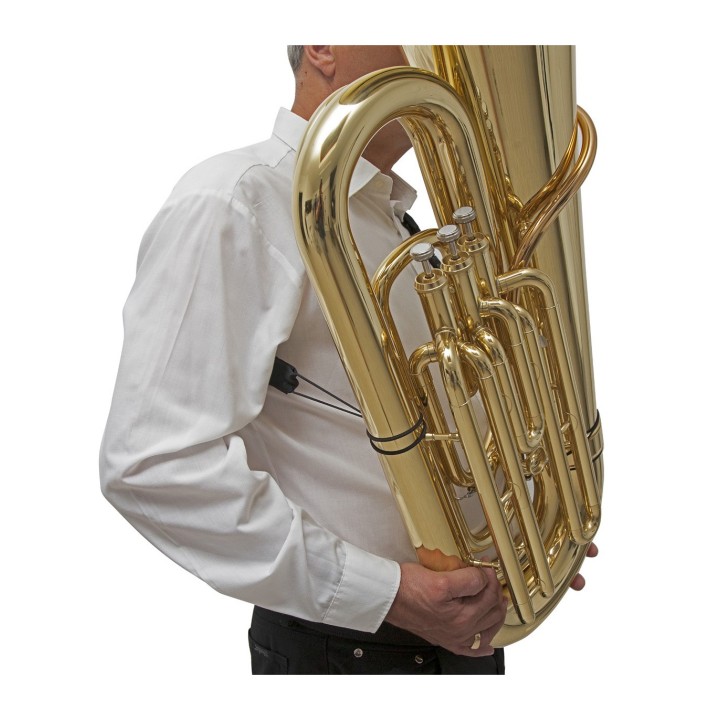 Acquista BG T03 SPALLIERA TUBA/EUFONIO DOPPIO ATTACCO Con lancetti e sistema a sgancio rapido online | Merula Strumenti Musicali