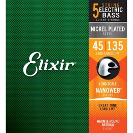 Acquista ELIXIR 14207 ELECTRIC BASS NICKEL PLATED STEEL NANOWEB online | Merula Strumenti Musicali