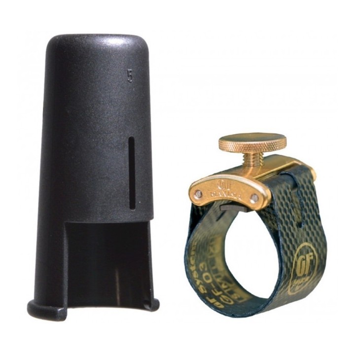 Acquista GF-SYSTEM LEGATURA E COPRIBOCCHINO SAX ALTO GF-MAXIMA GOLD MX-08M online | Merula Strumenti Musicali